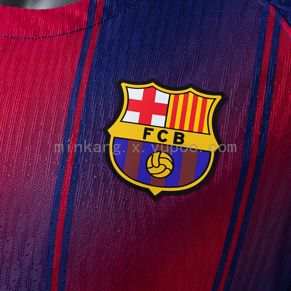 Barcelona Home Kit 25/26 Player Version