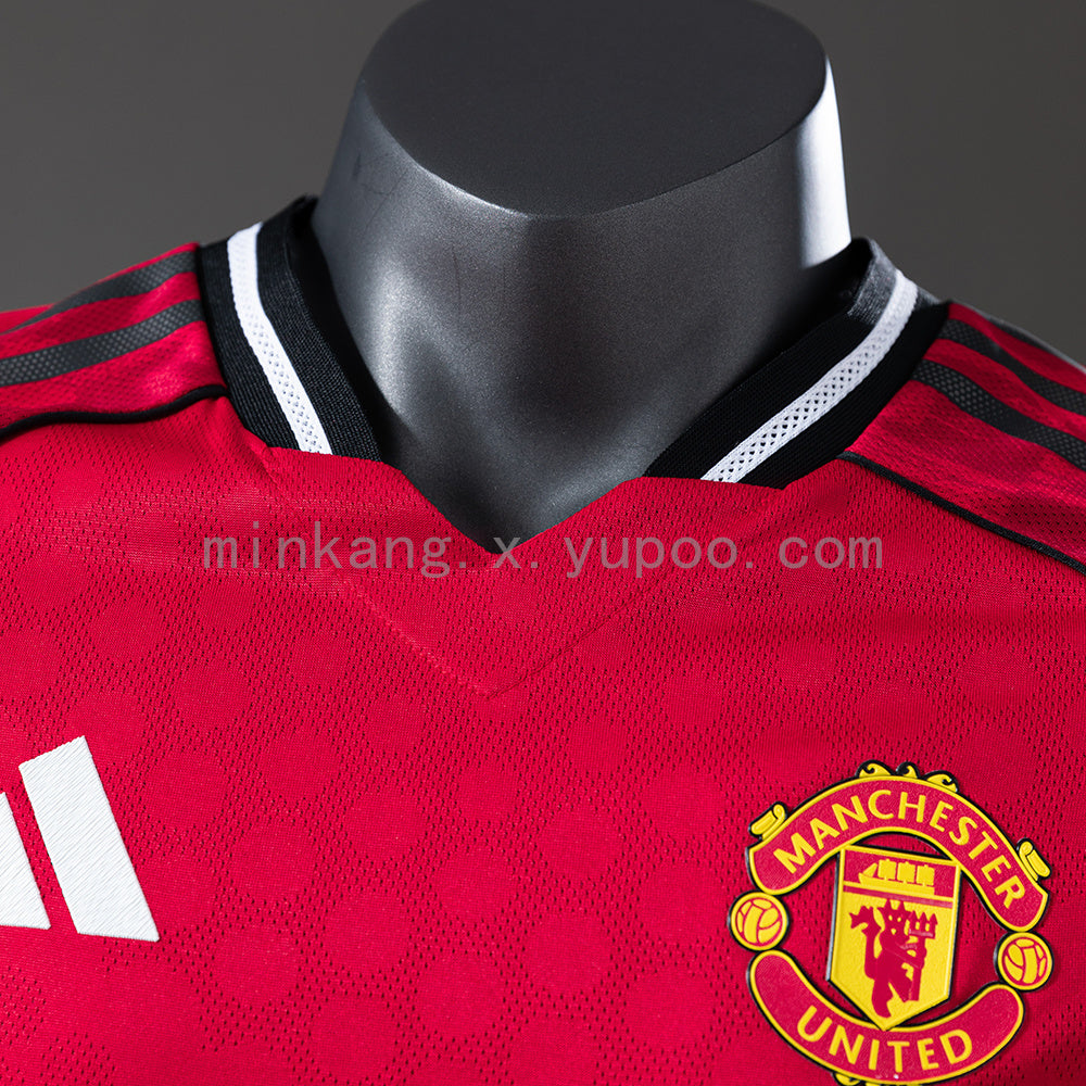 Manchester United 25/26 Home Kit Player Version