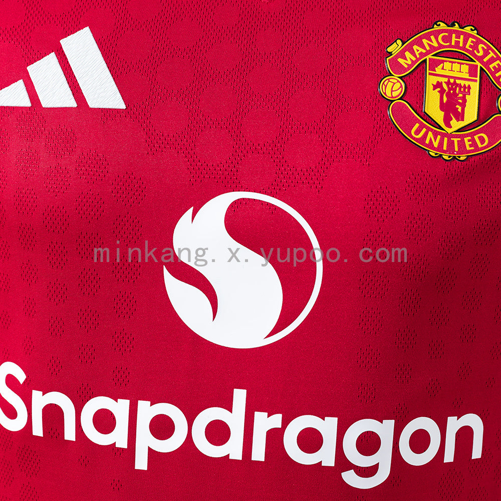 Manchester United 25/26 Home Kit Player Version