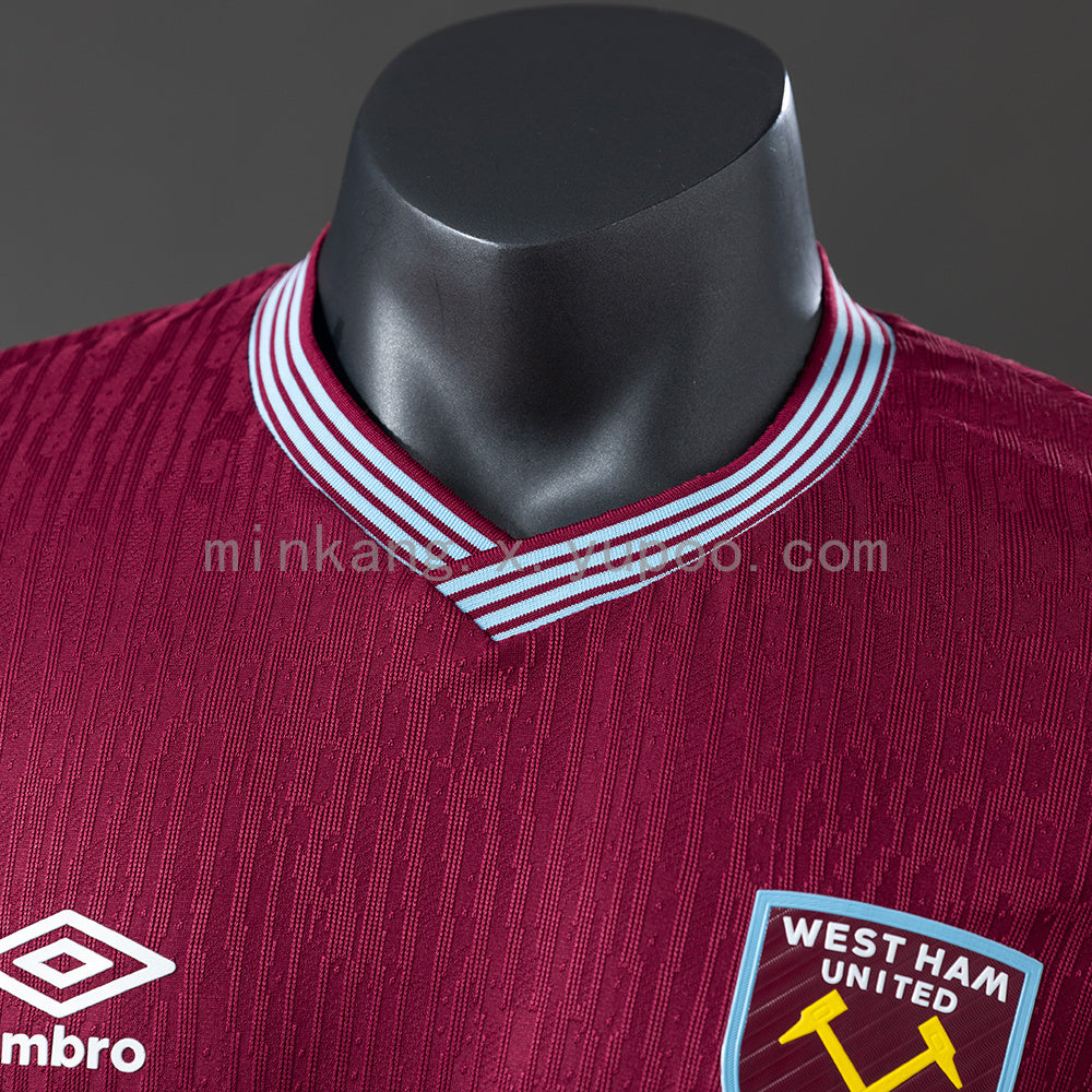 West Ham Home Jersey 25/26 Player Version