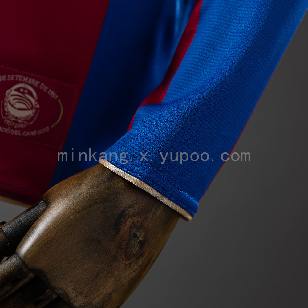Barcelona Retro 07/08 Long Sleeves Home