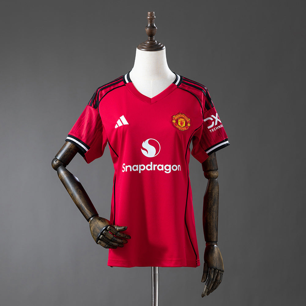 Manchester United Home Kit 25/26 Fan Version Female