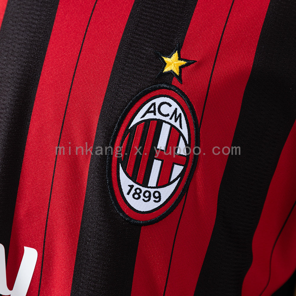 AC Milan Home 13/14 Long Sleeve Retro
