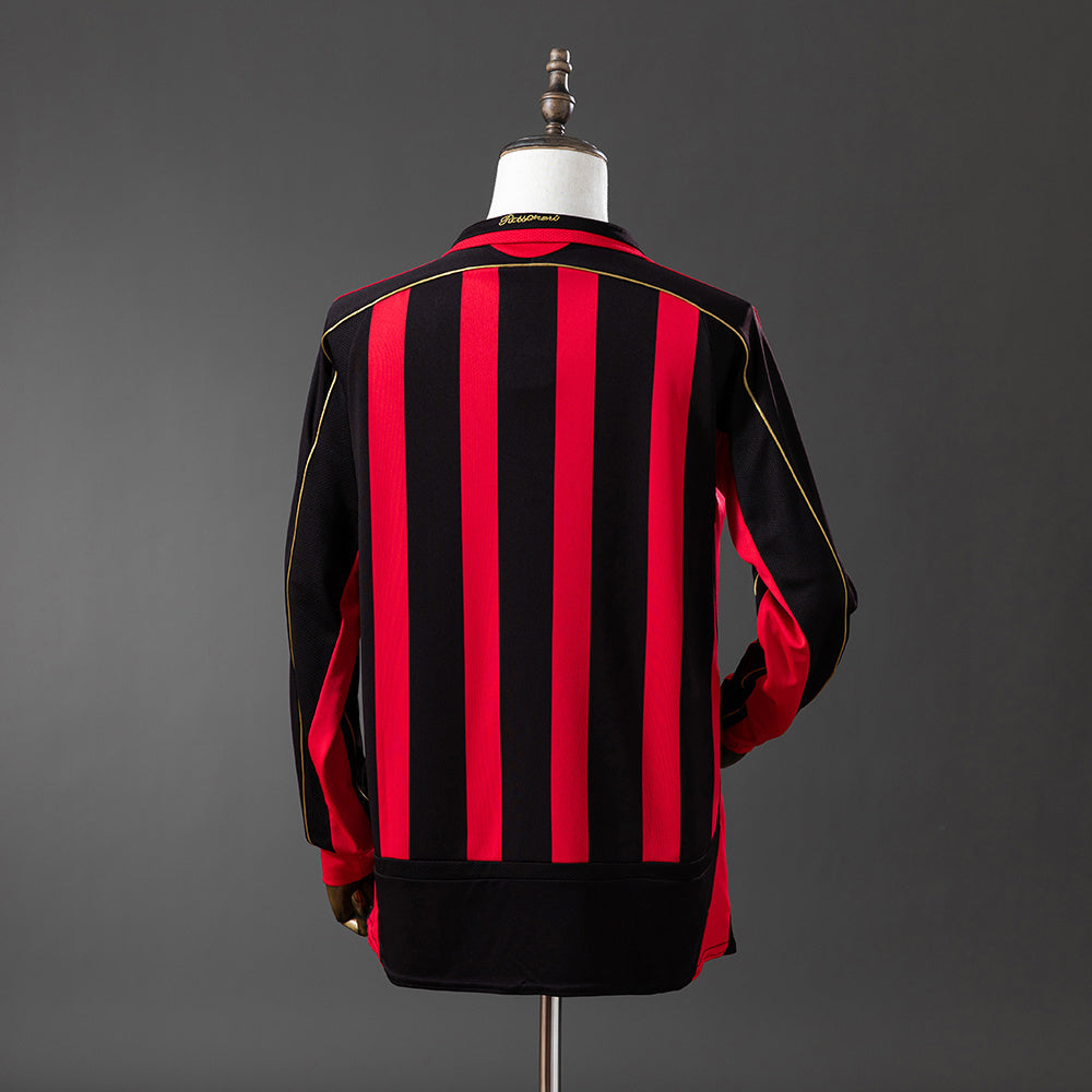 AC Milan Home 06/07 Long Sleeve Retro