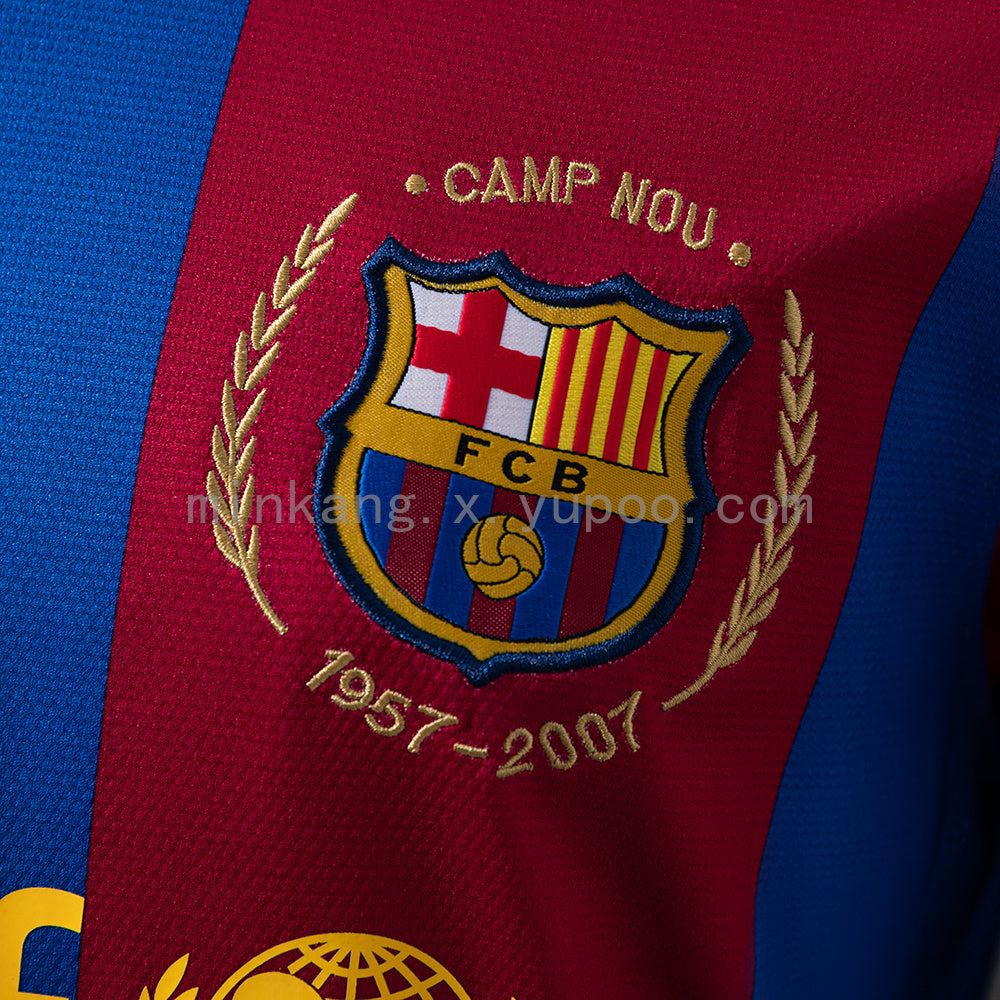 Barcelona Retro 07/08 Long Sleeves Home