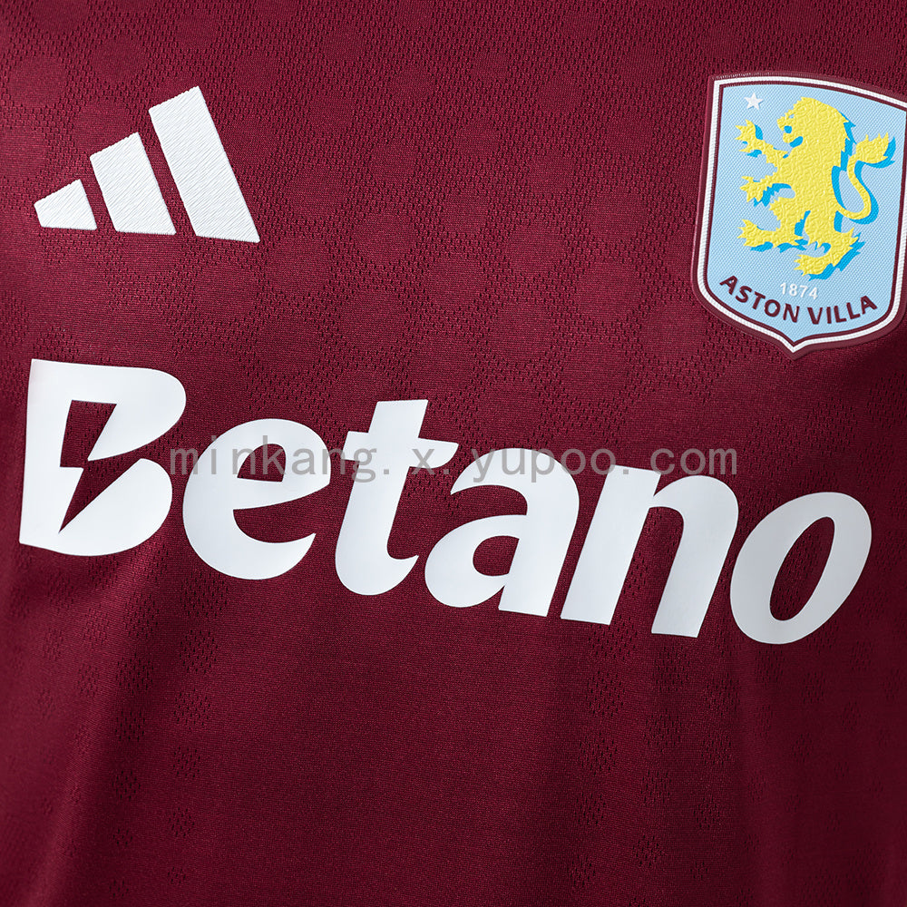 Aston Villa Home Kit 25/26 Player Version